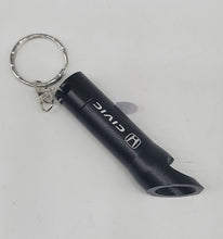 Load image into Gallery viewer, Brand New Honda Civic Key Ring Black Keychain Flashlight Bottle Opener Authentic Officially Licensed Product