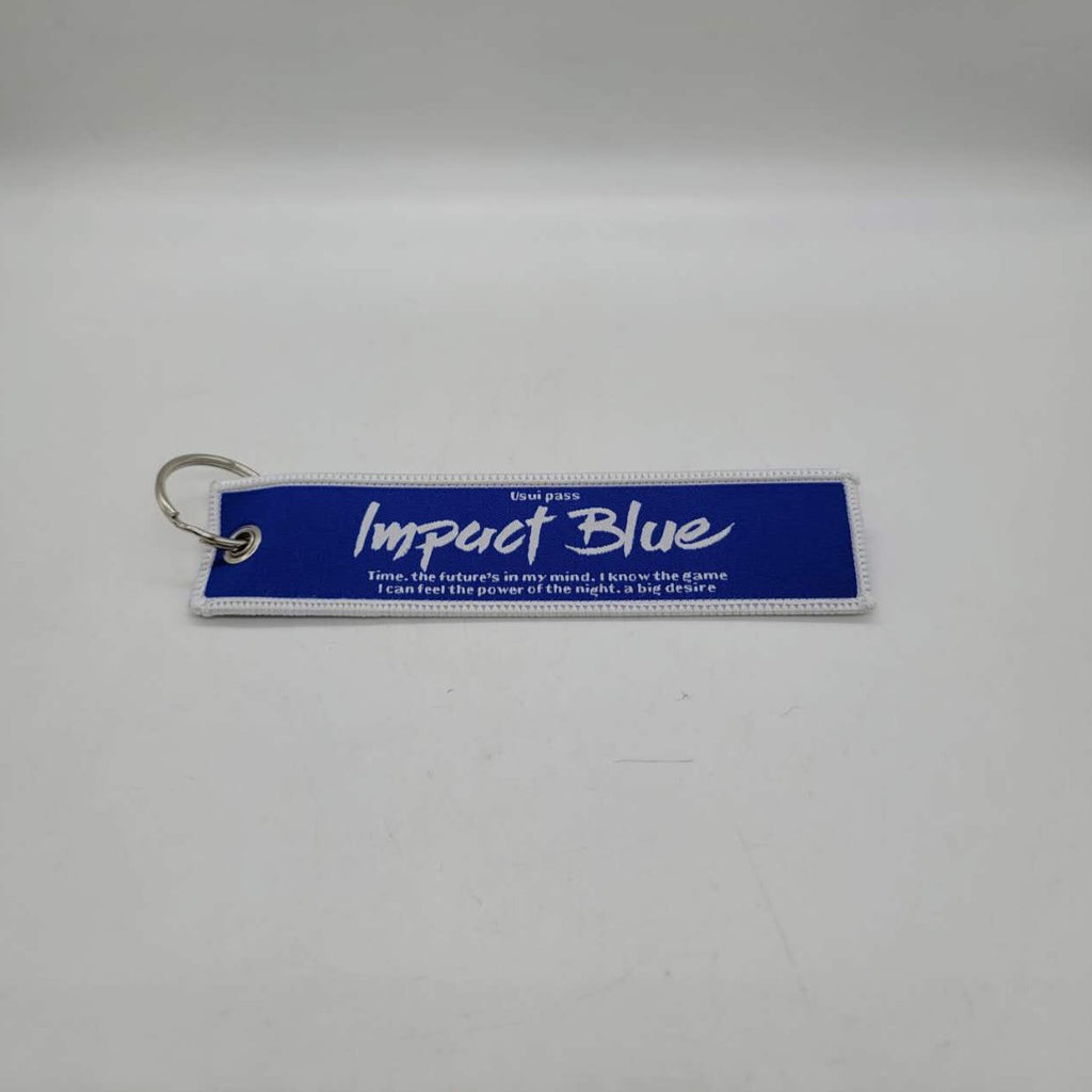BRAND NEW JDM INITIAL D IMPACT BLUE USUI PASS DOUBLE SIDE Racing Cell Holders Keychain Universal