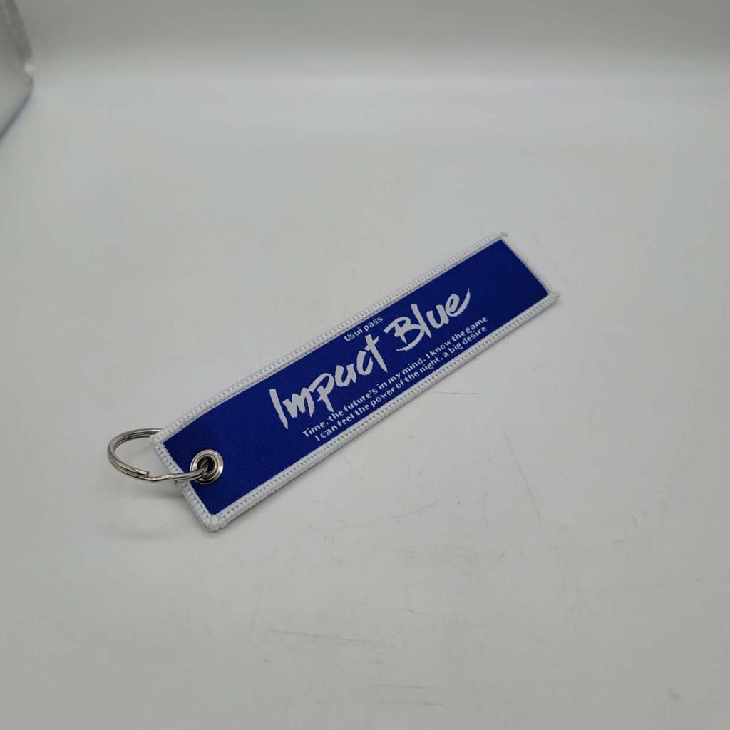 BRAND NEW JDM INITIAL D IMPACT BLUE USUI PASS DOUBLE SIDE Racing Cell Holders Keychain Universal