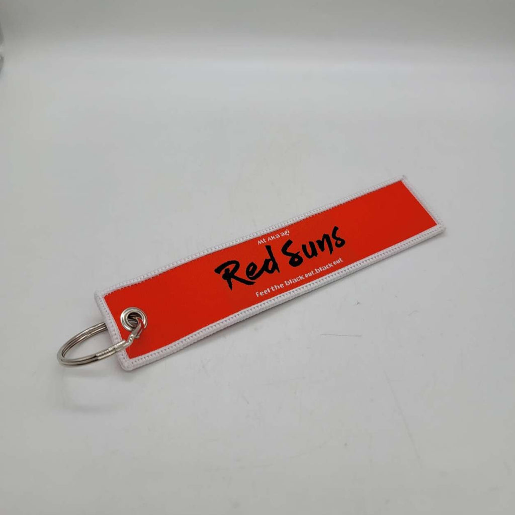 BRAND NEW JDM INITIAL D REDSUNS MT AKAGI DOUBLE SIDE Racing Cell Holders Keychain Universal