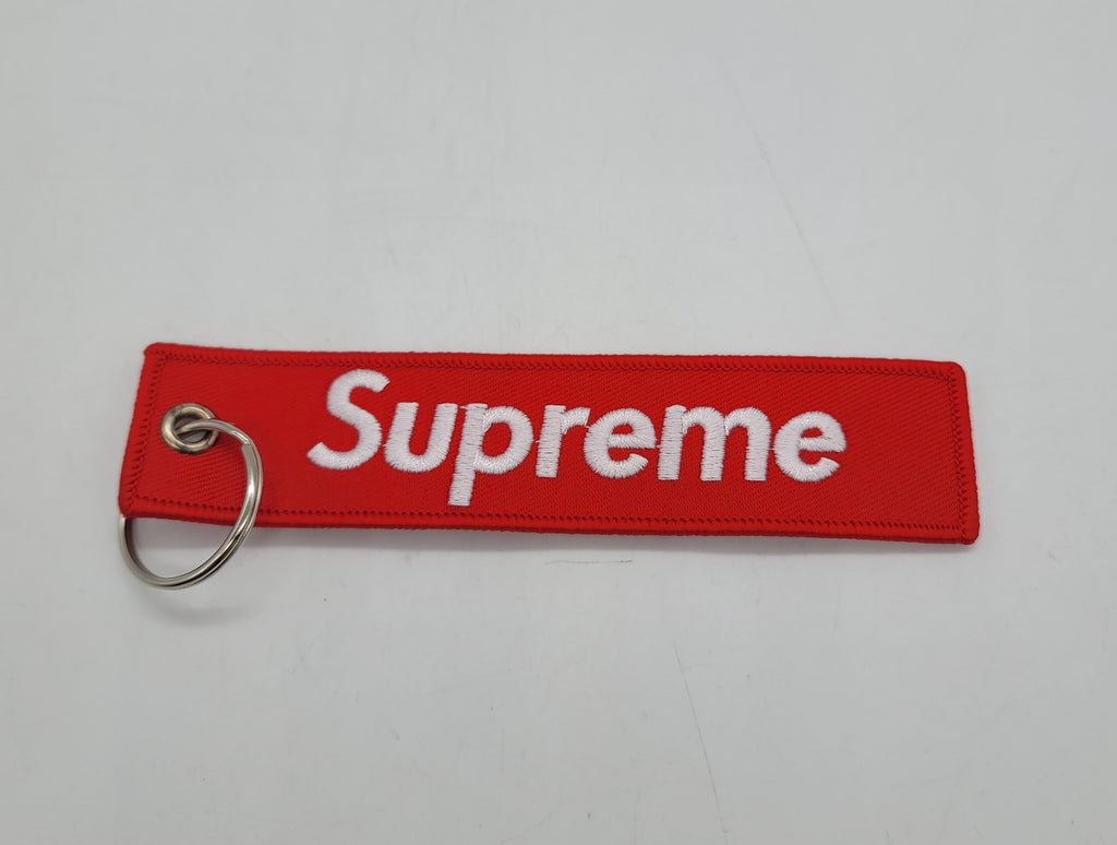 BRAND NEW JDM SUPREME RED DOUBLE SIDE Racing Cell Holders Keychain Universal