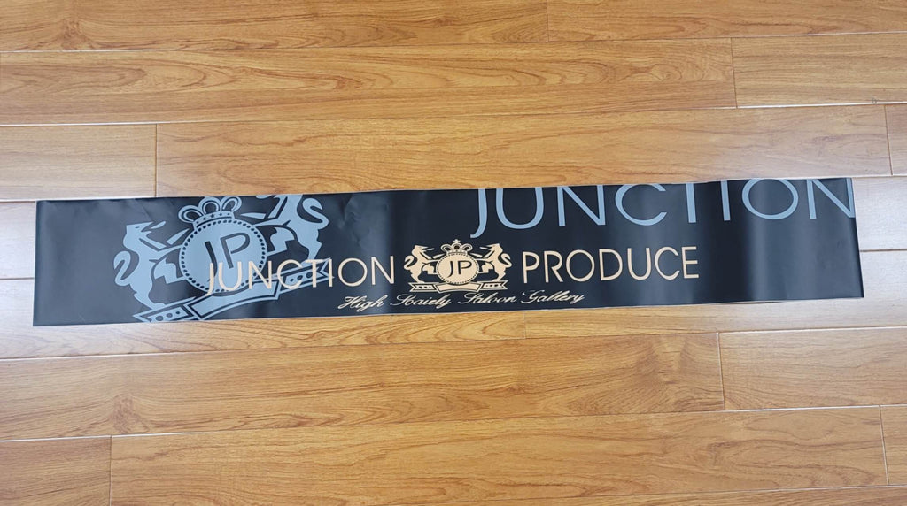 Brand New Universal 53'' Junction Produce Vinyl Front Window Windshield Banner Sticker Decal