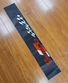 Brand New Universal 53'' Tom's Toyota Carbon Fiber Vinyl Front Window Windshield Banner Sticker Decal