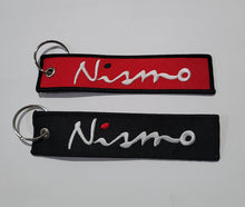 Load image into Gallery viewer, BRAND NEW JDM NISMO BLACK/RED DOUBLE SIDE Racing Cell Holders Keychain Universal