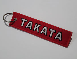 BRAND NEW TAKATA RED DOUBLE SIDE Racing Cell Holders Keychain Universal
