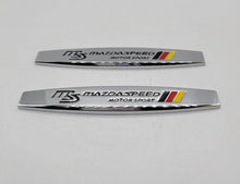 Load image into Gallery viewer, BRAND NEW UNIVERSAL 2PCS MAZDASPEED 3D METAL EMBLEM BADGE STICKER