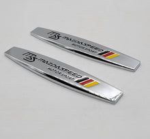 Load image into Gallery viewer, BRAND NEW UNIVERSAL 2PCS MAZDASPEED 3D METAL EMBLEM BADGE STICKER