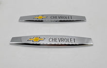 Load image into Gallery viewer, BRAND NEW UNIVERSAL 2PCS CHEVROLET 3D METAL EMBLEM BADGE STICKER