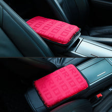 Load image into Gallery viewer, BRAND NEW BRIDE Gradation Fabric Car Armrest Pad Cover Center Console Box Cushion Mat Red