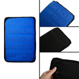 BRAND NEW BRIDE Gradation Fabric Car Armrest Pad Cover Center Console Box Cushion Mat Blue