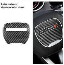 Load image into Gallery viewer, Brand New Real Carbon Fiber Steering Wheel Center Cover Trim For Dodge Charger/Challenger 2015-2020