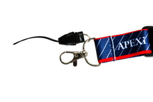 Load image into Gallery viewer, BRAND NEW Apexi Racing Car Keychain Tag Rings Keychain JDM Drift Lanyard Mix