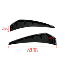 Load image into Gallery viewer, Brand New Ralliart Universal Car Glossy Black Side Door Fender Vent Air Wing Cover Trim ABS Plastic
