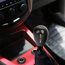 Load image into Gallery viewer, Brand New Universal Ralliart Black Real Carbon Fiber Manual Gear Stick Shift Knob Shifter M8 M10 M12
