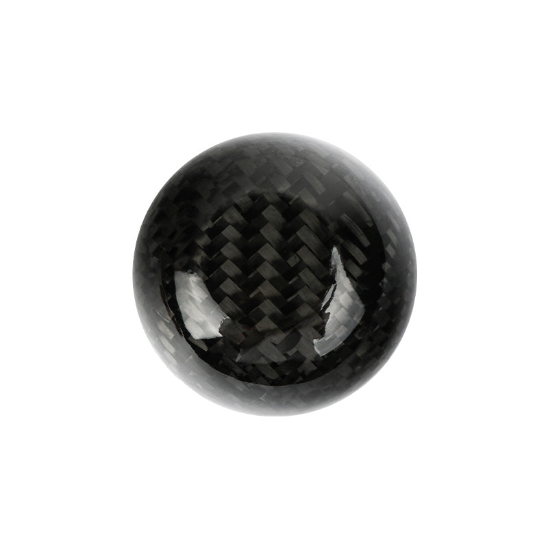 Brand New Universal Ralliart Black Real Carbon Fiber Manual Gear Stick Shift Knob Shifter M8 M10 M12