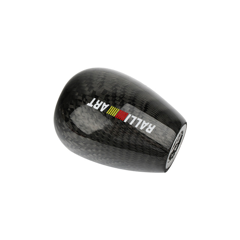 Brand New Universal Ralliart Black Real Carbon Fiber Manual Gear Stick Shift Knob Shifter M8 M10 M12