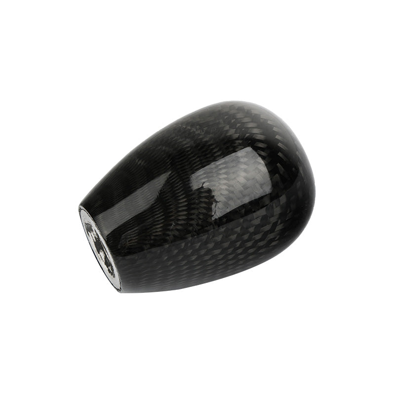 Brand New Universal Ralliart Black Real Carbon Fiber Manual Gear Stick Shift Knob Shifter M8 M10 M12