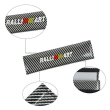 Load image into Gallery viewer, Brand New Universal 2PCS Ralliart Silver Carbon Fiber Look Car Seat Belt Covers Shoulder Pad