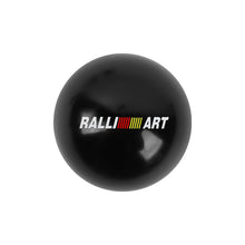 Load image into Gallery viewer, BRAND NEW UNIVERSAL RALLIART JDM Aluminum Black Round Ball Manual Gear Stick Shift Knob Universal M8 M10 M12