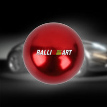 Load image into Gallery viewer, BRAND NEW UNIVERSAL RALLIART JDM Aluminum Red Round Ball Manual Gear Stick Shift Knob Universal M8 M10 M12