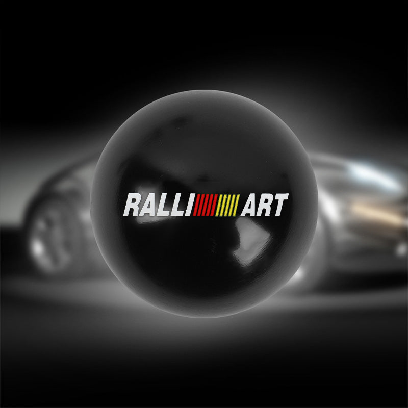 BRAND NEW UNIVERSAL RALLIART JDM Aluminum Black Round Ball Manual Gear Stick Shift Knob Universal M8 M10 M12