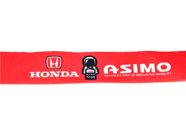 BRAND NEW Asimo Car Keychain Tag Rings Keychain JDM Drift Lanyard Red