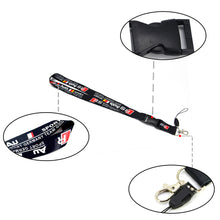 Load image into Gallery viewer, BRAND NEW Audi RS Car Keychain Tag Rings Keychain JDM Drift Lanyard Black