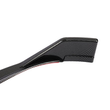 Load image into Gallery viewer, Brand New 3PCS 2015-2018 Mercedes W205 C-Class Carbon Look Front Bumper Lip Kit