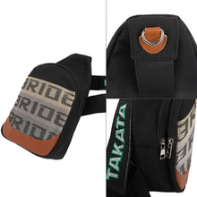 Load image into Gallery viewer, Brand New JDM Takata Black Backpack Molle Tactical Sling Chest Pack Shoulder Waist Messenger Bag