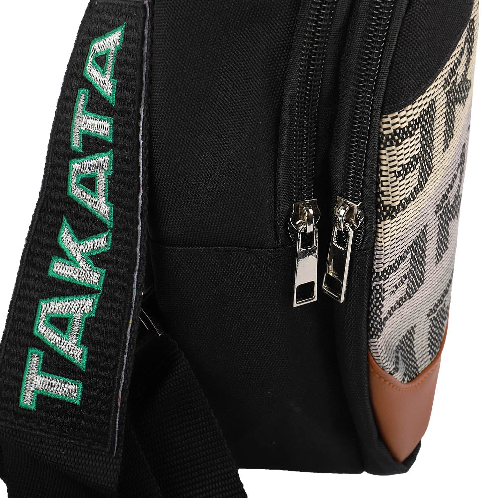Brand New JDM Takata Black Backpack Molle Tactical Sling Chest Pack Shoulder Waist Messenger Bag