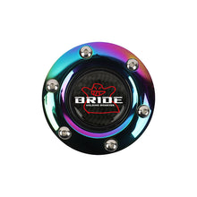 Load image into Gallery viewer, BRAND NEW BRIDE UNIVERSAL NEO CHROME CAR HORN BUTTON STEERING WHEEL CENTER CAP
