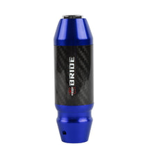 Load image into Gallery viewer, Brand New Ralliart Universal Real Carbon Fiber Blue Aluminum Automatic Transmission Racing Gear Shift Knob