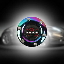 Load image into Gallery viewer, BRAND NEW BRIDE UNIVERSAL NEO CHROME CAR HORN BUTTON STEERING WHEEL CENTER CAP