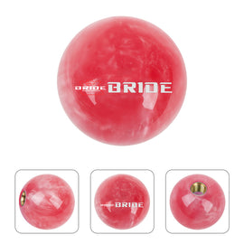 Brand New Universal Bride JDM Red Pearl 54mm Round Ball SHIFT KNOB M8 M10 M12