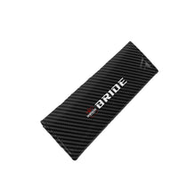 Load image into Gallery viewer, Brand New Universal 2PCS BRIDE Black Carbon Fiber Look Car Seat Belt Covers Shoulder Pad