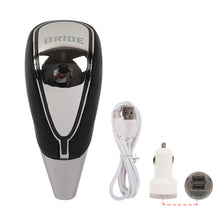 Load image into Gallery viewer, Brand New Bride Universal Auto Gear Shift Knob LED Light Multi Color Touch Activated Sensor M8 M10 M12