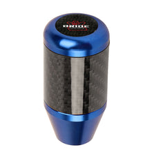 Load image into Gallery viewer, Brand New Universal Bride Blue Real Carbon Fiber Racing Gear Stick Shift Knob For MT Manual M12 M10 M8