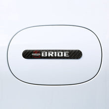 Load image into Gallery viewer, Brand New 8PCS Bride Real Carbon Fiber Black Car Trunk Side Fenders Door Badge Scratch Guard Sticker