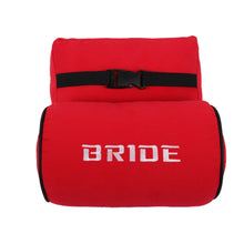 Load image into Gallery viewer, Brand New 1PCS JDM Bride Red Fabric Material Car Neck Headrest Pillow Fabric Racing Seat