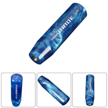 Load image into Gallery viewer, Brand New Universal Bride Blue Pearl Long Stick Manual Car Gear Shift Knob Shifter M8 M10 M12