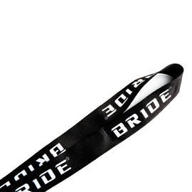BRAND NEW Bride Racing Car Keychain Tag Rings Keychain JDM Drift Lanyard Black