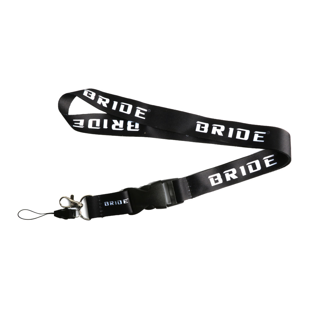 BRAND NEW Bride Racing Car Keychain Tag Rings Keychain JDM Drift Lanyard Black