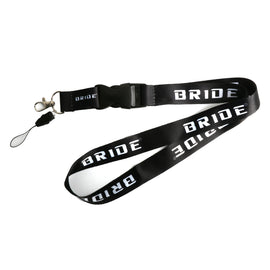 BRAND NEW Bride Racing Car Keychain Tag Rings Keychain JDM Drift Lanyard Black