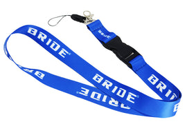 BRAND NEW Bride Racing Car Keychain Tag Rings Keychain JDM Drift Lanyard Blue