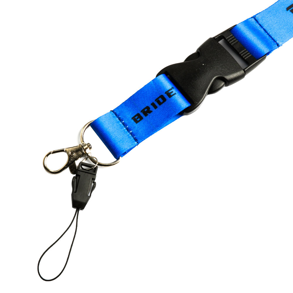 BRAND NEW Bride Racing Car Keychain Tag Rings Keychain JDM Drift Lanyard Blue