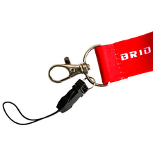 Load image into Gallery viewer, BRAND NEW Bride Racing Car Keychain Tag Rings Keychain JDM Drift Lanyard Red