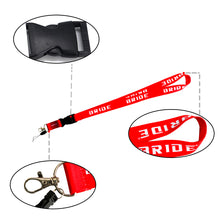 Load image into Gallery viewer, BRAND NEW Bride Racing Car Keychain Tag Rings Keychain JDM Drift Lanyard Red