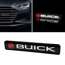 BRAND NEW 1PCS BUICK NEW LED LIGHT CAR FRONT GRILLE BADGE ILLUMINATED DECAL STICKER