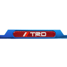 Load image into Gallery viewer, Brand New Universal 1PCS TRD Titanium Burnt Blue Metal License Plate Frame