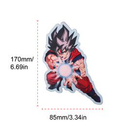 BRAND NEW DRAGON BALL Z GOKU JDM Glow Panel Electric Lamp Interior LED Light Sticker Window Flashing